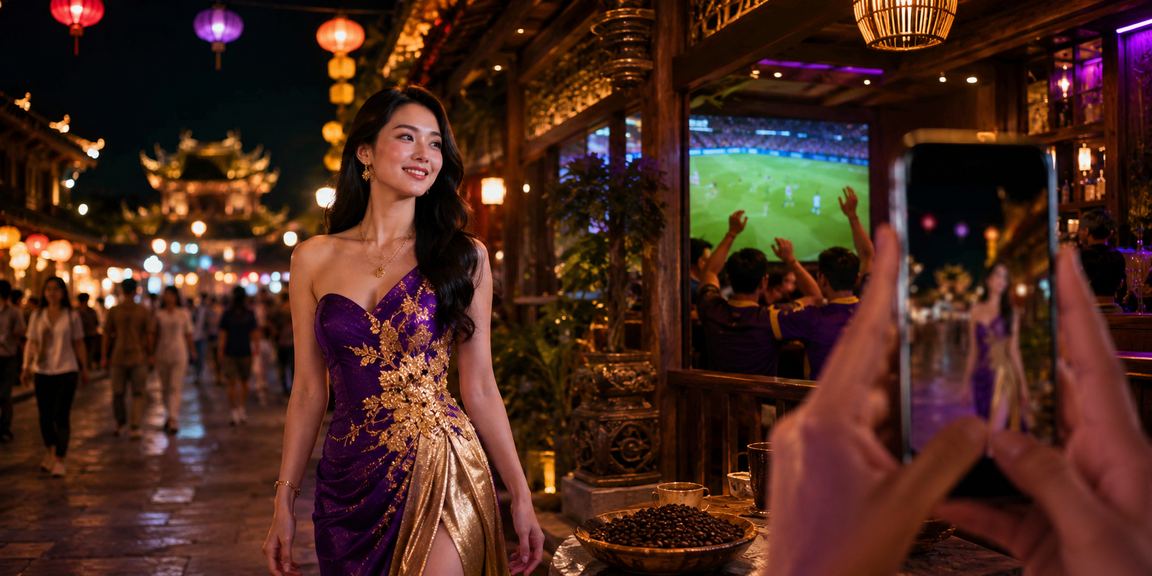 Người chơi thư giãn bên tách cà phê tại Huế, thể hiện tinh thần chơi game có trách nhiệm